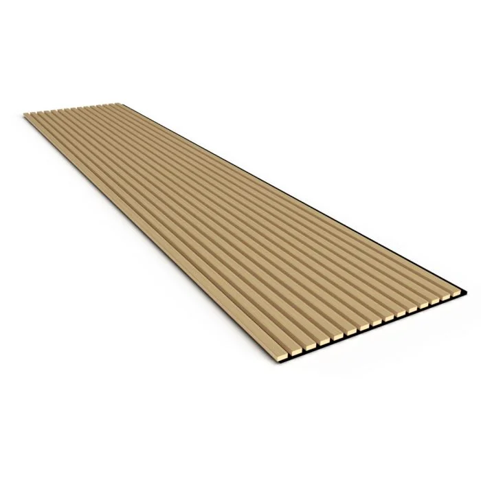 Akupanel 'Eiken - Geel MDF' 270x60cm - WoodzZz - Afbeelding 2