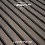Akupanel 'Gerookt Walnoot' 270x60cm - WoodzZz