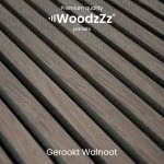 Akupanel 'Gerookt Walnoot' 270x60cm - WoodzZz