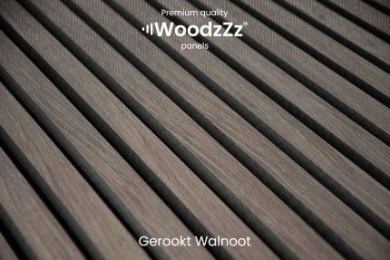 Akupanel 'Gerookt Walnoot' 270x60cm - WoodzZz