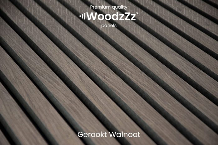 Akupanel 60 'Gerookt walnoot' - 60x60cm - WoodzZz - Afbeelding 2