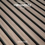Akupanel 'Walnoot' 270x60cm - WoodzZz