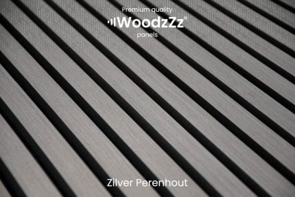 Akupanel 'Zilver Perenhout' 270x60cm - WoodzZz