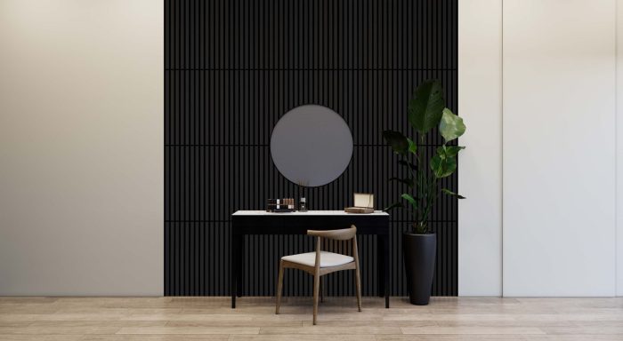 Akupanel 60 'Zwart Eiken' 60x60cm - WoodzZz - Afbeelding 3