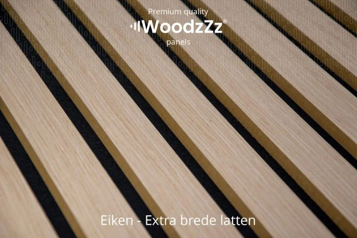 Akupanel 'Eiken - Brede latten' 270x60cm - WoodzZz - Afbeelding 2