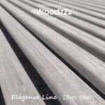 Akupanel 'Elegance Line - Zilver Eiken' 270x60cm - WoodzZz
