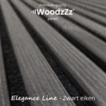Akupanel 'Elegance Line - Zwart Eiken' 270x60cm - WoodzZz