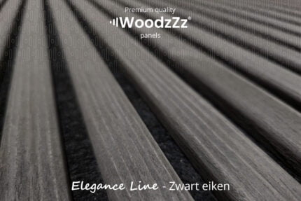 Akupanel 'Elegance Line - Zwart Eiken' 270x60cm - WoodzZz