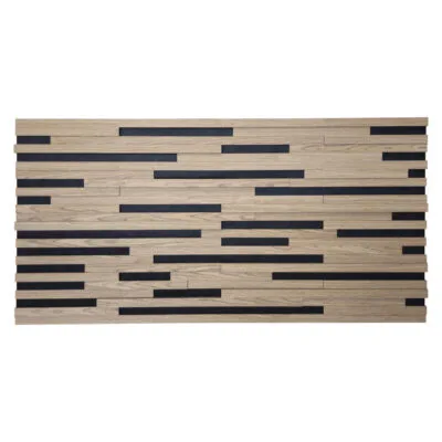 Akoestisch 3D akustrip paneel - Walnoot - 120x60cm