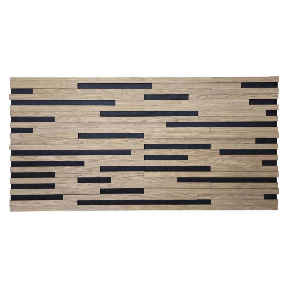 Akoestisch 3D akustrip paneel - Walnoot - 120x60cm - Afbeelding 1