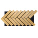 Akoestisch visgraat paneel - Eiken - 126x57x2cm