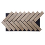 Akoestisch visgraat paneel - Walnoot - 126x57x2cm