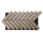 Akoestisch visgraat paneel - Walnoot - 126x57x2cm